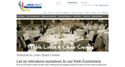 Desktop Screenshot of linendirect.com