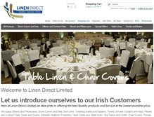 Tablet Screenshot of linendirect.com